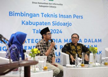 Diskominfo Sidoarjo Ajak Insan Pers Jaga Iklim Politik