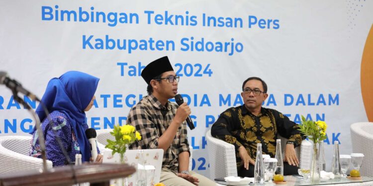 Diskominfo Sidoarjo Ajak Insan Pers Jaga Iklim Politik