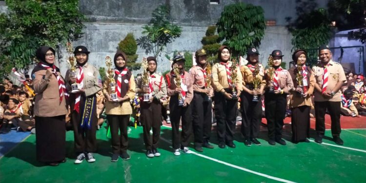 Pramuka SMP Al Muslim Raih Prestasi Gemilang Lomba Tingkat 2 Kwarran Waru