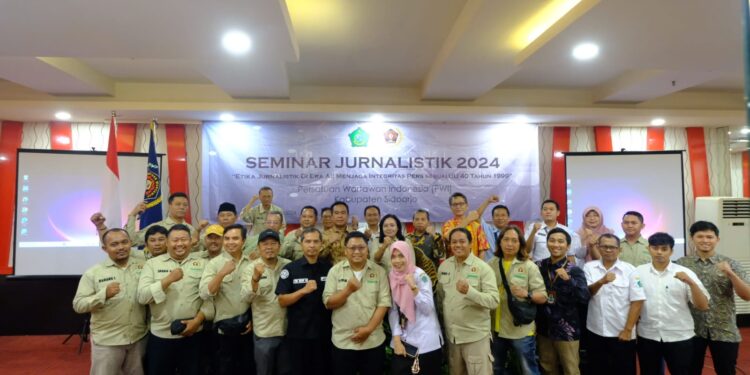 Dongkrak Literasi Media, PWI Sidoarjo Gelar Seminar Jurnalistik