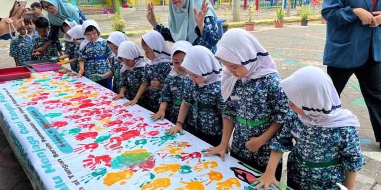 KB-TK Al Muslim Peringati Hari Cuci Tangan Sedunia