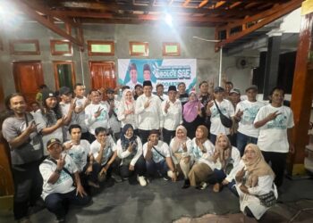 Dukungan Terus Mengalir, Resmikan Posko Relawan Sambung Roso Boloe SAE