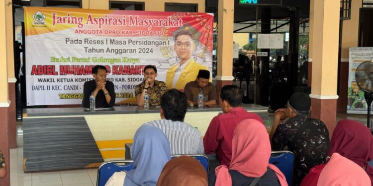 Anggota DPRD Sidoarjo Adiel Muhammad Khananta Beri Solusi Keluhan Warga saat Gelar Reses