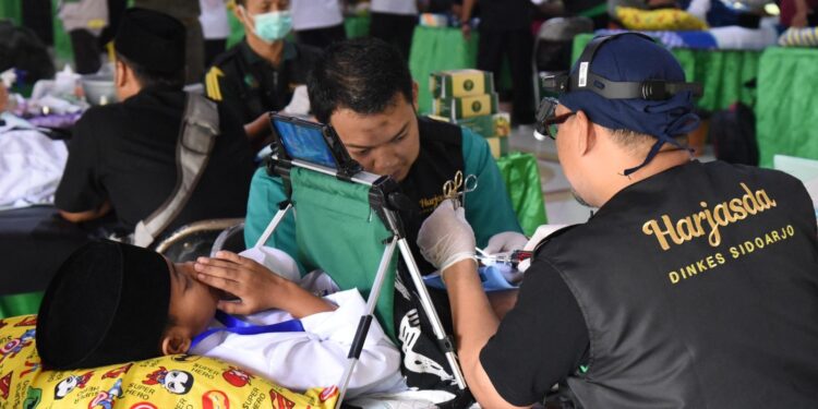 Harjasda ke-166, Ratusan Anak Ikuti Khitan Gratis Pemkab Sidoarjo