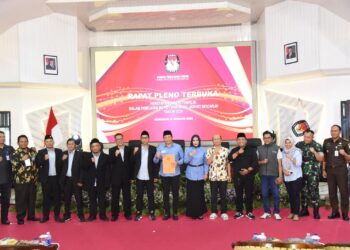 KPU Sidoarjo Tetapkan Subandi-Mimik Idayana Sebagai Bupati dan Wabup Sidoarjo 2025-2030