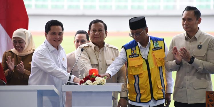 Presiden Prabowo Resmikan Renovasi 17 Stadion di Indonesia, Salah Satunya Stadion GDS