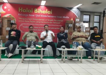 Kuatkan Sinergi, PT Tjiwi Kimia Halal Bihalal Bersama Insan Media