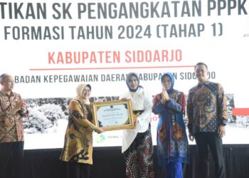 Pemkab Sidoarjo Serahkan Petikan SK 630 ASN PPPK