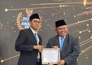 Laporkan Pengelolaan Zakat Realtime, Baznas Sidoarjo Raih Baznas Award 2025