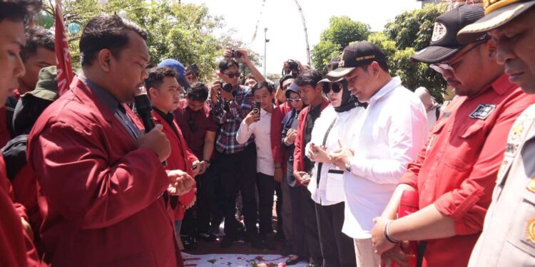 IMM Sidoarjo Gelar Aksi Damai dan Doa Bersama di Polresta Sidoarjo