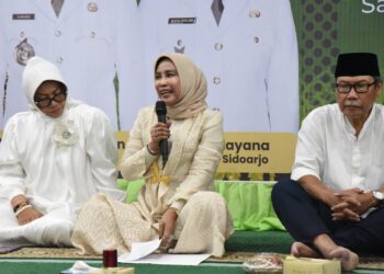 Wabup Mimik Idayana dan ASN Sidoarjo Ikuti Tabligh Akbar Hari Santri 2025