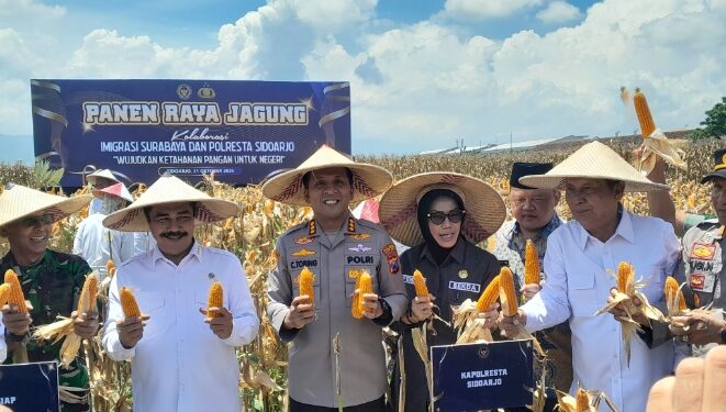 Panen Raya Jagung di Sidoarjo, Menteri Imipas: Ketahanan Pangan Dimulai dari Diri Sendiri
