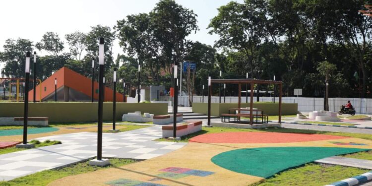 Alun-Alun Sidoarjo Kini Dilengkapi Wifi Gratis hingga Ruang Baca